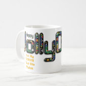 Nicht meine Vision, sondern Seine Vision Weihnacht Kaffeetasse (Vorderseite Links)