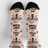 Nicht meinen Stil übertreiben Socken (Oben)