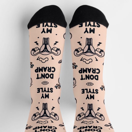 Nicht meinen Stil übertreiben Socken (Oben)