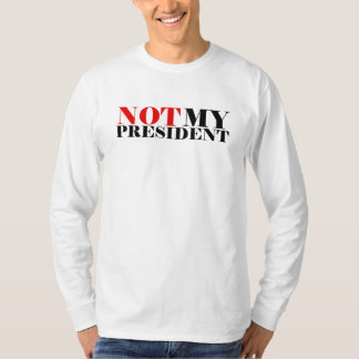 Nicht meines Präsident Mens Classic Long Sleeve T T-Shirt