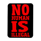 Nicht menschlich ist illegal magnet (Vertikal)