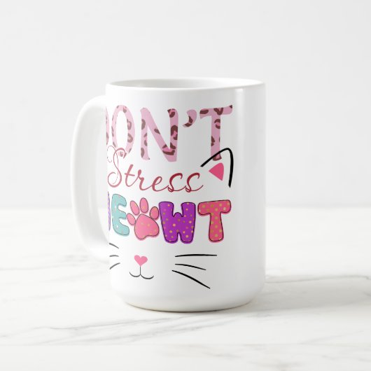 NICHT MEOWT-FUNNY-SPRICHWORT STARTEN KAFFEETASSE (Vorderseite Links)