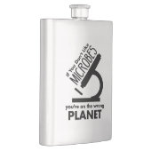 Nicht Mikroben, die man auf dem falschen Planeten Flachmann (Rechts)