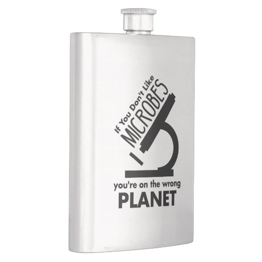 Nicht Mikroben, die man auf dem falschen Planeten Flachmann (Rechts)