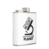 Nicht Mikroben, die man auf dem falschen Planeten  Flachmann (Rechts)