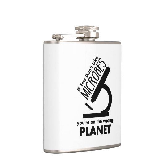 Nicht Mikroben, die man auf dem falschen Planeten Flachmann (Rechts)