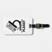 Nicht Mikroben, die man auf dem falschen Planeten Gepäckanhänger (Vorderseite horizontal)