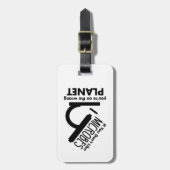 Nicht Mikroben, die man auf dem falschen Planeten Gepäckanhänger (Vorderseite vertikal)