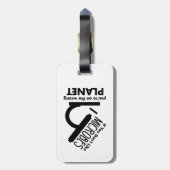 Nicht Mikroben, die man auf dem falschen Planeten Gepäckanhänger (Rückseite vertikal)