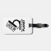 Nicht Mikroben, die man auf dem falschen Planeten Gepäckanhänger (Rückseite horizontal)