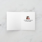 Nicht mit Alten durcheinander Karte (Innenseite)