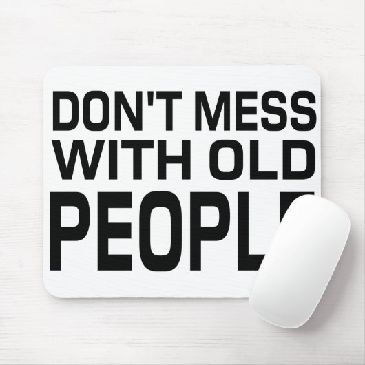 nicht mit alten Leuten zaubern Funny Gift für Vate Mousepad (Mit Mouse)
