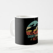 Nicht mit Daddy Saurus Dinosaur Vater Kaffeetasse (Vorderseite Links)