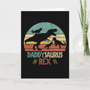 Nicht mit Daddy Saurus Dinosaur Vater Karte