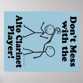 Nicht mit dem Alto Sax Player verwechseln Poster