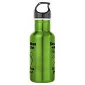 Nicht mit dem Bari Sax Player verwechseln Edelstahlflasche (Vorderseite)