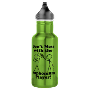 Nicht mit dem Euphonium-Spieler durcheinander brin Edelstahlflasche