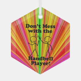 Nicht mit dem Handbell-Player-Ornament durcheinand Ornament Aus Glas