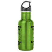 Nicht mit dem Harmonica-Spieler durcheinander brin Edelstahlflasche (Vorderseite)