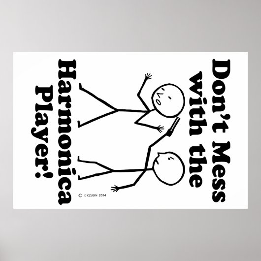 Nicht mit dem Harmonica-Spieler durcheinander brin Poster (Vorne)