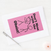 Nicht mit dem oroistischen rechteckigen Aufkleber (Umschlag)