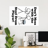 Nicht mit dem Stahltrommel-Player verwechseln Poster (Heimbüro)