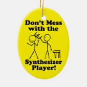 Nicht mit dem Synthesizer-Player verwechseln Keramik Ornament (Hinten)