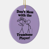 Nicht mit dem Trombone-Spieler durcheinander Keramik Ornament (Rechts)