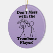 Nicht mit dem Trombone-Spieler durcheinander Keramik Ornament (Links)