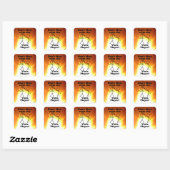 Nicht mit dem Viola Player Square Sticker durchein (Blatt)