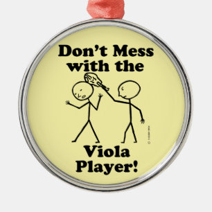Nicht mit dem Viola Player verwechseln Ornament Aus Metall