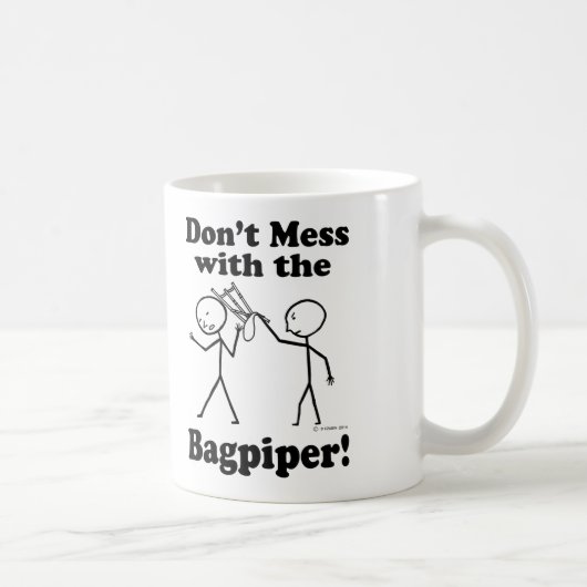 Nicht mit den Bagpiper durcheinander bringen Kaffeetasse (Rechts)
