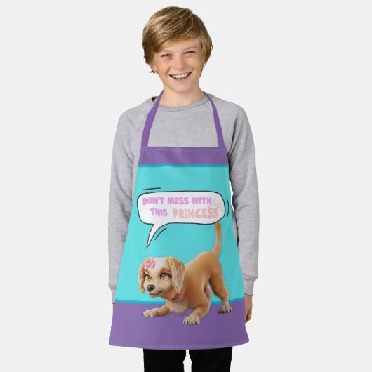 Nicht mit dieser Prinzessin durcheinander bringen Schürze (Getragen)
