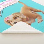 Nicht mit dieser Prinzessin durcheinander bringen Sherpadecke (3/4)