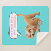 Nicht mit dieser Prinzessin durcheinander bringen Sherpadecke (Vorderseite (Horizontal))