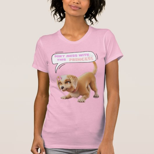 Nicht mit dieser Prinzessin durcheinander bringen T-Shirt (Vorderseite)