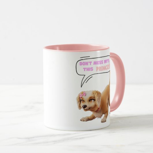 Nicht mit dieser Prinzessin durcheinander bringen Tasse (VorderseiteRechts)