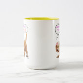 Nicht mit dieser Prinzessin durcheinander bringen Zweifarbige Tasse (Mittel)