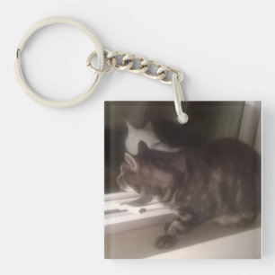 Nicht mit dir reden Dave Square Schlüsselanhänger