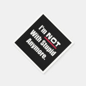 Nicht mit dummen Scheidungen noch lustiger brechen Serviette (Ecke)