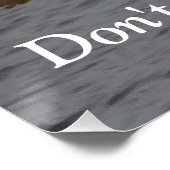 Nicht mit einem Adler durcheinander bringen Poster (Ecke)