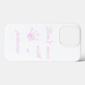 Nicht mit einer Prinzessin durcheinander bringen - Case-Mate iPhone Hülle (Rückseite (Horizontal))