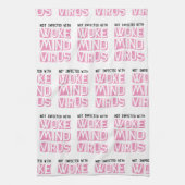 Nicht mit Geweckt Virensignatur infiziert Geschirrtuch (Vertikal)