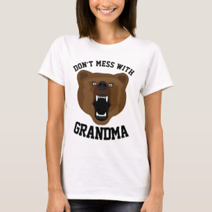 NICHT MIT GRANDMA Funny T - Shirt MESSEN