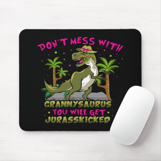 Nicht mit Grannysaurus-Maus-Pad durcheinander brin Mousepad (Mit Mouse)
