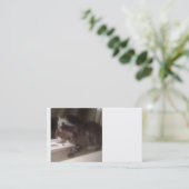 Nicht mit Ihnen reden Dave Business Cards Visitenkarte (Stehend Vorderseite)