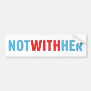 Nicht mit ihr autoaufkleber