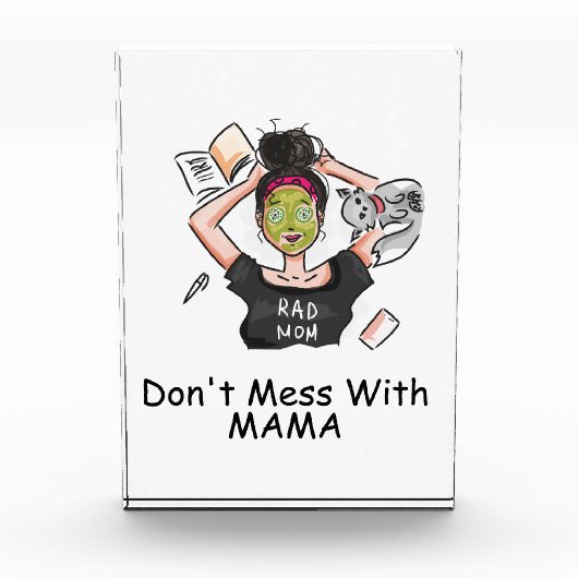 Nicht mit Mama durcheinander bringen Fotoblock (Vorderseite)