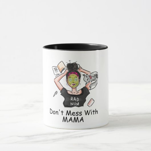 Nicht mit Mama durcheinander bringen Tasse (Zentrum)