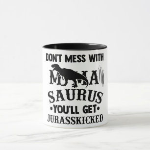 Nicht mit Mamasaurus durcheinander bringen Tasse